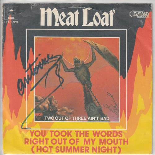 Meat loaf you took - loaf,