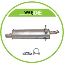 Auspuff Endschalldämpfer Opel Astra F CC 1.2 - 2.0, Kadett mit Montagesatz