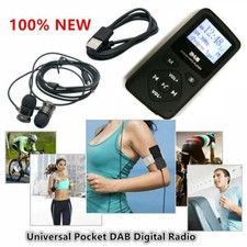 Portable DAB Digital Radio Bluetooth 4.0 Personal Pocket FM Mini MP3 Earphone