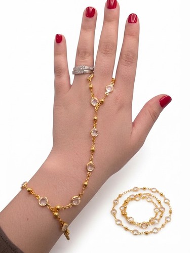 Hand kette ring armband bohoe - hand,