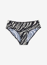 Bikinihose Gr 44 Schwarz Weiß Damen Bikini-Hose Unterteil Schwimm-Bade-Slip Neu