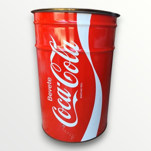 Vintage coca cola - vintage, blechtonne