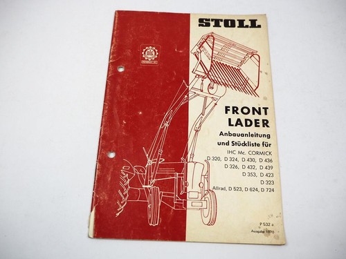 Stoll frontlader handbuch für - handbuch,