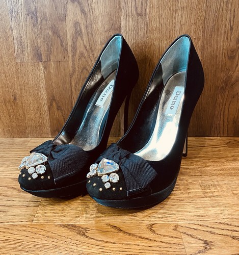 Dune schwarz satin - dune, &