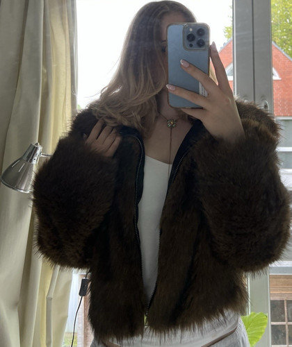 Pull bear damen - pull&bear, kunstfell