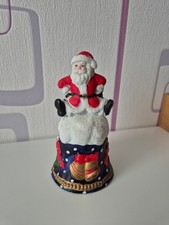 Glocke Keramik Weihnachtsmann Weihnachten