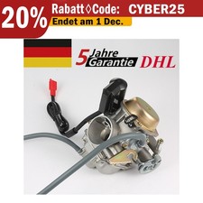 Vergaser 24mm komplett mit E-Choke China 4-Takt für Roller GY6 125ccm REX RS