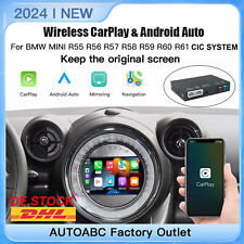 Wireless CarPlay Android Auto interface for BMW Mini R55 R56 R57 R58 R59 R60 CIC