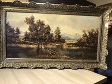 Friedrich Karl THAUER, Murnauer Moor in Öl, 100x50cm, ohne Rahmen