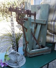 Alte Gartendeko  Sackwaage"Kartoffelwaage,Blumenwaage Blumendekoration,P 40