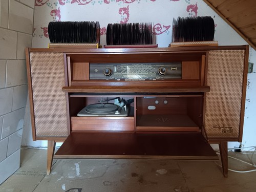 Musikschrank radio telefunken - radio,
