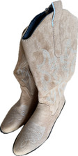 Cowboystiefel Damen 38 niedr. Absatz, beige, NEU-unbenutzt, für Linedance ect.
