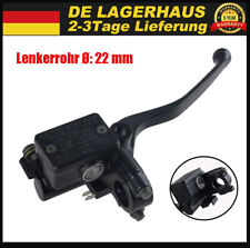 Schwarz Bremspumpe Bremszylinder Handbremse Brake-Hebel für Motorrad Roller DE