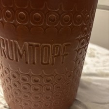 rumtopf mit deckel Keramik Ton Braun Eingemachtes Rum Topf Klassik Original Edel