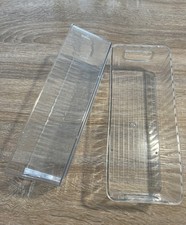 2 transparente Organizer Boxen – Aufbewahrung Küche Bad Vorrat