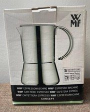 WMF Espressokocher, Cromargan, Edelstahl Concept 4 Neu