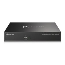 TP-Link VIGI NVR1008H 8 Kanal Netzwerk Video Recorder, Schwarz, 10 TB, BRANDNEU