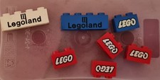 Lego verschiedene Steine mit Aufdruck Lego und Legoland siehe Foto
