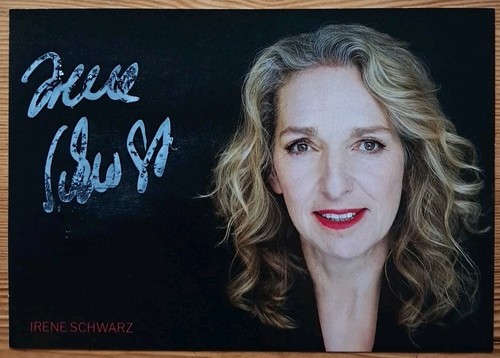 Irene schwarz orig autogramm - schwarz,
