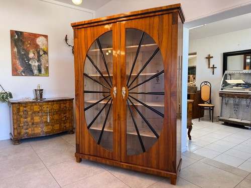 Biedermeier vitrine - biedermeier,