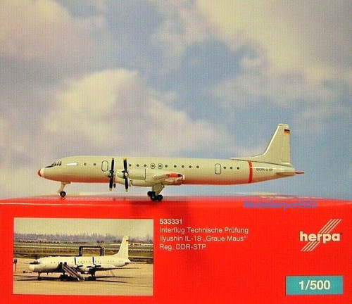 Herpa wings 500 ilyushin - wings, 1:500