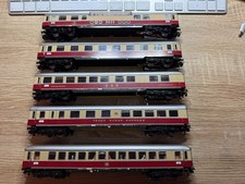 5 Märklin H0 TEE Personenwagen/Aussichtswagen guter Zustand ohne OVP