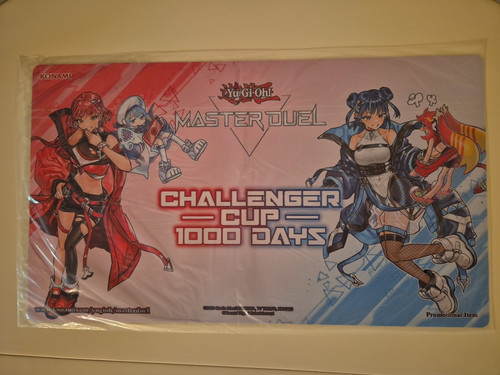 Master duel playmat challenger - master,