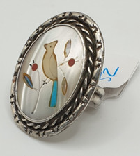 Ring Silber Zuni Vogel