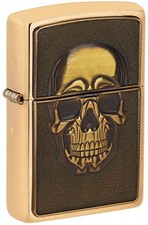 Zippo Feuerzeug Embossed Skull