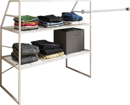 Offener metall kleiderschrank - metall,