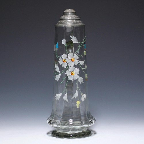 Hohe jugendstil glaskanne - hohe,