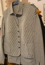 Lodenfrey Set Weste mit Bluse 44/46 Sportlich schick kariert mit Streifen