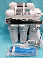 800 GPD Direct Flow Umkehrosmose-, Osmoseanlage mit Edelstahlhahn