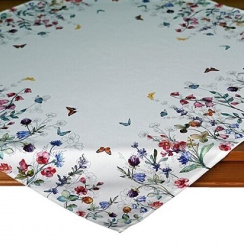 Sommerblumen mix tischdecke - sommerblumen-mix,