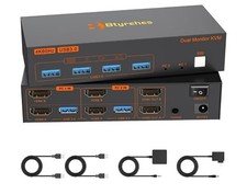 HDMI KVM Switch 2 Monitors 2