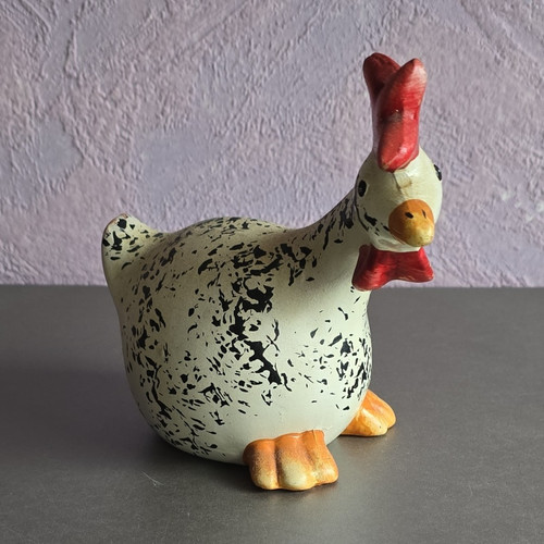 Keramik figur huhn - figur,
