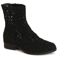 Damen Cut Out Stiefeletten