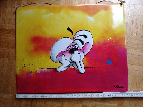 Metallpinnwand diddl memoboard - diddl,