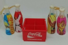 Miniatur Coca Cola Kasten + 4