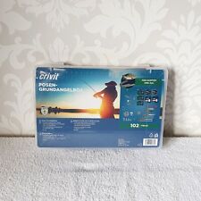 Crivit Angelset ✨ Grundangelbox ✨ Zubehör zum Fang von Karpfen, Aal ✨ 102-tlg.