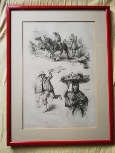 Seltene fotogravur 1894 - seltene, um