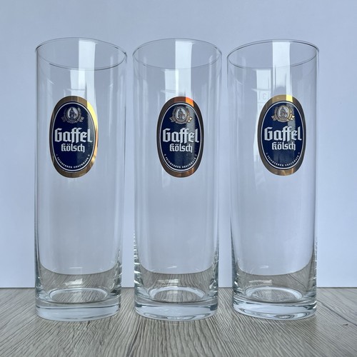 Bierglas gaffel kölsch - 3x,