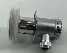 Ablaufgarnitur Messing Chrom, Ablaufventil, Excenter, Waschtisch, Waschbecken 