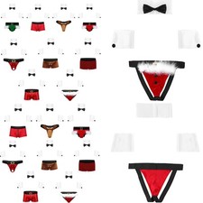 Herren Höschen Trim Shorts Rentier Slips Penis String Boxer Jockstrap Urlaub