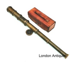 Messing teleskop antik vintage - antik,