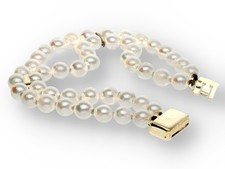 Zweireihiges Perlen Armband