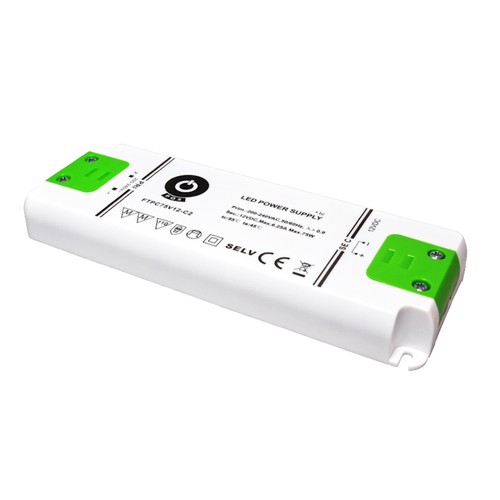 Led trafo 12v 75w 25a - led, pfc