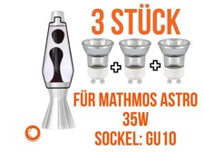 3 Stück GU10 Mini 35W