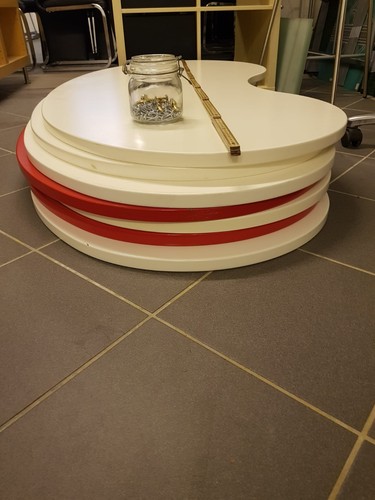 Nierentisch mit füßen - nierentisch,