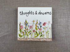 Magnetischer Mini Notizblock Blanko Blumen Alex Clark